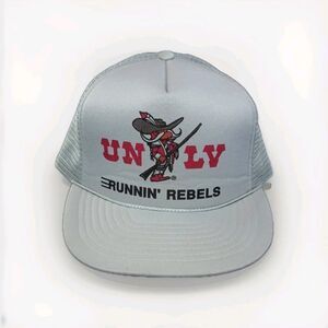 Vintage UNLV Runnin' Rebels Foam Front Trucker Hat Royal Pacific